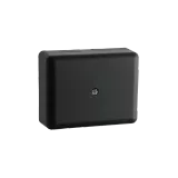 IP20 TERMINAL BOX EMPTY BLACK 6-PACK