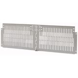 XTPPCUV3-H275W1000 Partition, ventilated, for power feeder, HxW=275x1000mm