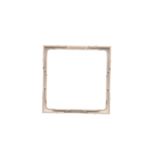 5 gang frame, white