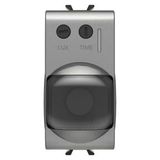 INFRARED MOVEMENT DETECTOR - 230 V ac 50/60 Hz - TITANIUM - 1 MODULE - CHORUSMART