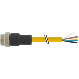 Mini (7/8) 4 pole, Male (Ext.) 0° w/ Cable TPE 4x16AWG ye , TC-ER