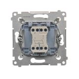 Triple surface mounted box, cream white/electro white