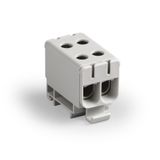 KE66 | Tapping terminal block Grey, Al/Cu 50 mm²