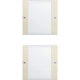 rocker set 2-g in.sp. System 55 clear/cr.white