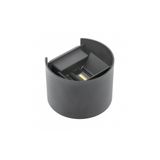 LED wall luminaire MISSOURI-O, 7 W, 540 lm, 4000K, IP54, round, gray