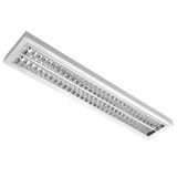 MODUS AREL4000, 2x LED, 1245mm,  bright AL louvre , ceiling/pendant, LED 930, 350mA, white, Ra90
