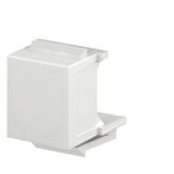 Keystone blind cap, pure white (similar to RAL9010)