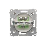Hotel room switch with indicator light, 10A, Bronze matt, metalic, 2A