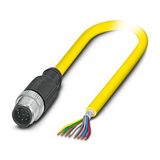 SAC-8P-M12MS/ 2,0-542 SH BK - Sensor/actuator cable
