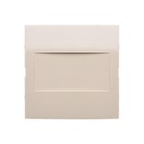 Blind element without metal support (frame installation only), cream white/electro white