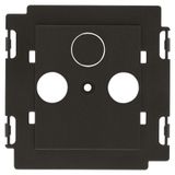 TV-RD-SAT socket out.adaptor black