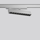 BeamLine Slim, 25 W, 2050 lm, 930, silver, on/off Surface mounted proj