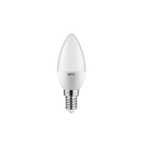 LED bulb, C30,   SMD 2835, 4000K, E14, 6W, AC220-240V, beam angle 160°, 470 lm, 52 mA