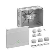 Junction box, Type of protection IP54/IP66 , max. 25², Impact strength IK07, Protection class II, Ui 690V AC, Ui 690V DC, DLG, Halogen free