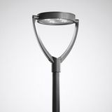 Post-top luminaires Publisca P1 CLO (normal) Lens Anthracite around ET 21W 2200lm 70 asymmetric wide (AB2L) IP23 IK08 5 SDCM 6676240