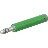 4 mm plug, crimp connection, 1.0 mm², green, 64.2052-25