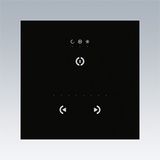 SENSA DMX TS CONTROLLER BLACK - Black wall mounted touch screen DMX Controller