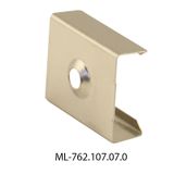Metal handle for ZX profile