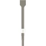 Spade chisel, hex shank with turned down collar 400 x 50 mm
