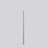 Steel pole D 134 H 3500 d 76 colour: silver