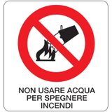 Rectangular prohibition signs - 330 x 350 mm