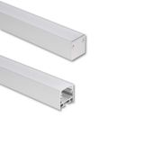 Attached aluminum profile PC1 25x25mm without diffuser 2m