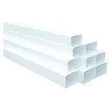 90X50 MODULAR TRUNKING WHITE
