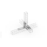 PLATE L 24-UR1 ORTHOGONAL-TRANSVERSAL CONNECTION A0Z81024