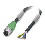 SAC-8P-M12MS/50,0-PUR SH - Sensor/actuator cable