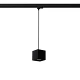 HANGING LAMP 3 PHASE QUAD BLACK GU10 3000K 7W 510LM