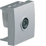 RTV - SAT aluminum pass-through socket, 2M