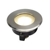 Ground light Dasar Flat 80 3000K round IP67 125° LED