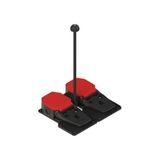 Modular multiple foot switches