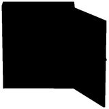 EWK-G36/31 Wall-mounted enclosure EWK complete, IP31, 216 SU, protection class II, HxWxD=950x800x230mm