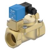 Solenoid valve, EV220S, Function: NC, G, 1 1/4, 15 m³/h, EPDM
