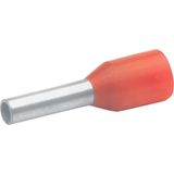 Cable insulated end sleeve 1mm²/10mm, red, KLAUKE