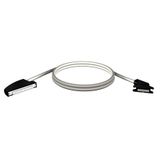 cord set - 40-way terminal - 1 x HE10 connector - for M340 I/O - 5 m