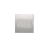 Blind element without metal support (frame installation only), Silver matt, metalic