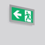 TENUO, 4,8 W, silver, on/off Wall luminaires, L 350 B 33 H 200, CBS, A