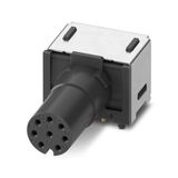 SACC-CI-M12FSR-8CON-L90 THR R - Flush-type female connector