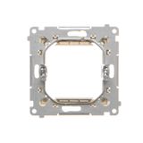 HDMI socket + computer socket RJ45 cat.6, Silver matt, metalic