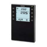 QMX3.P34-1BSC - Room operator unit KNX with temperature sensor, segmented backlit display, touchkeys, black