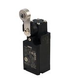 Limit switch, Roller lever (metal lever, metal roller), 2NC/1NO (MBB contact-/-slow-action), 2NC/1NO (MBB contact-/-slow-action), M20 (1-conduit) D4N 0471E