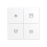 free@home Cover plate with legend with Symbol according to design ID - Platform 63