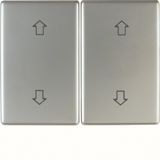Rockers with imprinted symbol arrows, Arsys, stainless steel