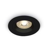 BLACK GU10 10W DARK LIGHT