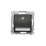 LED luminaire with motion sensor, 14V, black matt