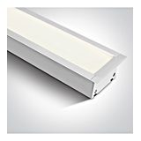 38152R/W/V WHITE RECESSED 40W CCTV PV 230V