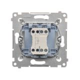 Electronic bell, Silver matt, metalic