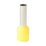 Single insulated sleeve terminal HI 6.0/12-zo yellow, Al/Cu